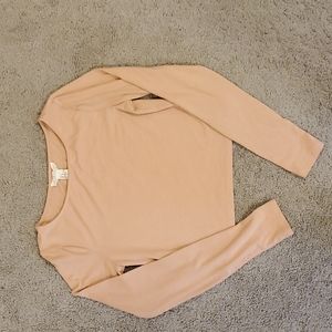 Women's long sleeve crop top